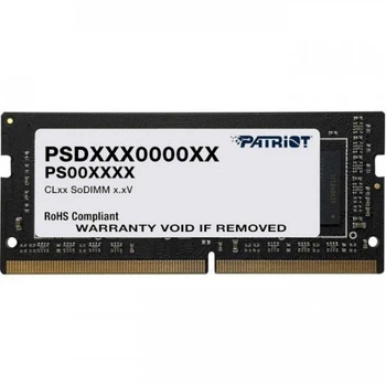 Оперативная память Patriot DDR4 4Gb 2666MHz Sodimm (PSD44G266682S)
