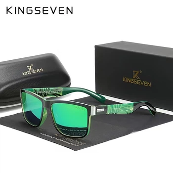 Мужские поляризационные солнцезащитные очки KINGSEVEN N752 Green