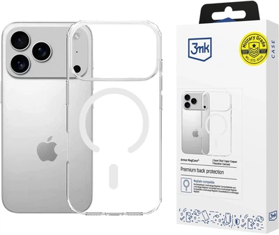 Etui plecki 3MK Armor MagCase do Apple iPhone 17 Pro Clear (5903108664837)