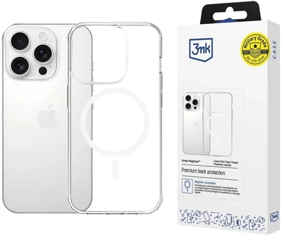 Etui plecki 3MK Armor MagCase do Apple iPhone 16 Pro Max Clear (5903108658546)