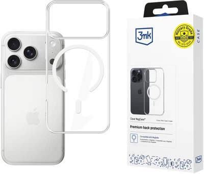 Etui plecki 3MK Clear MagCase do Apple iPhone 17 Pro Clear (5903108664837)