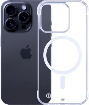Etui plecki 3MK Just20g MagCase Clear do Apple iPhone 15 Pro Max Clear (5903108609685)