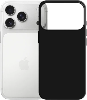 Etui plecki 3MK Silicone Case do Apple iPhone 17 Pro Max Black (5903108665001)