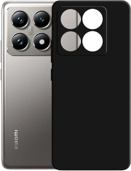 Etui plecki 3MK Silicone Case do Xiaomi 14T Pro Max Black (5903108613156)