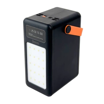 Універсальна мобільна батарея 120000 mAh Hoco DB120 Prometheus 22.5 W повербанк з дисплеєм чорний
