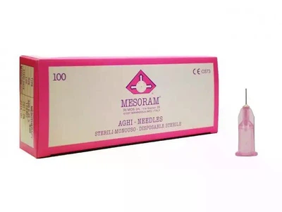Игла для инъекций мезотерапии Mesoram 32Gх6 100 штук