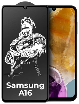 Защитное стекло King Fire Samsung Galaxy A16 A165 (Full Glue) Black (43203)