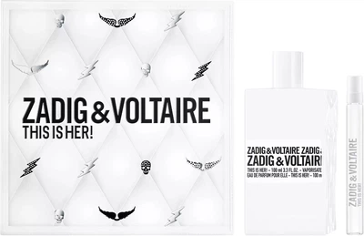 Zestaw prezentowy damski Zadig&Voltaire This is Her! Woda perfumowana 100 ml + Woda perfumowana 10 ml (3423222124304)