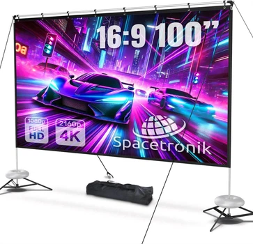 Проекційний екран Spacetronik Cinema 100 (148421303)
