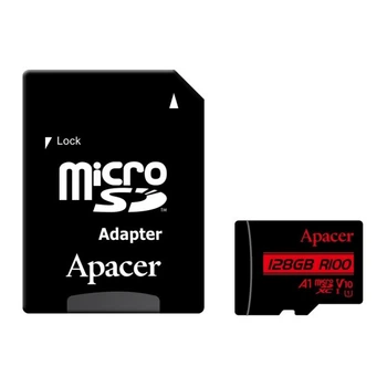Карта пам'яті Apacer 128GB microSD class 10 UHS-I V10 A1 (AP128GMCSX10UB-R) (522)