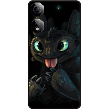 Чехол силиконовый Candy для ZTE Nubia Neo 2 5G с картинкой Как приручить дракона