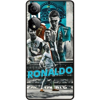 Силиконовый бампер чехол Candy для ZTE Nubia Neo 2 5G с картинкой Ronaldo Роналдо