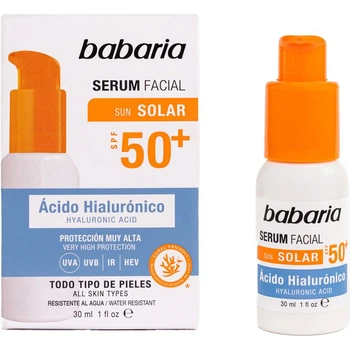 Сироватка сонцезахисна для обличчя Babaria з гіалуроновою кислотою SPF50+ 30 мл (8410412490320)
