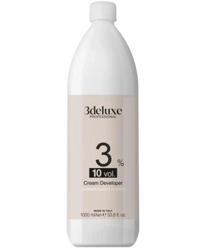 Окислитель для волос 3Deluxe Professional Cream developer 3% Окислитель 3%, 1000 мл