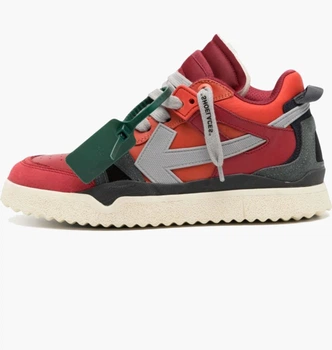 Кроссовки Off-White Sponge Mid-Top Sneakers Red OMIA234F23LEA0022506 42
