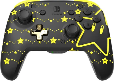 Kontroler PDP Rematch Glow Wireless Controller Mario Stars (500-202-STGD)