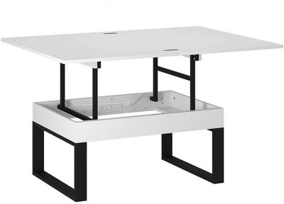 Стол-трансформер Art in Head S-Fly 880х600х466 мм Белый бриллиант / Черный (TB33010000030)