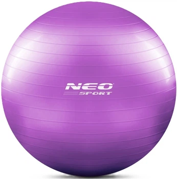 Фітнес-м'яч Neo Sport NS-951 65 см Фіолетовий (5903890606206)