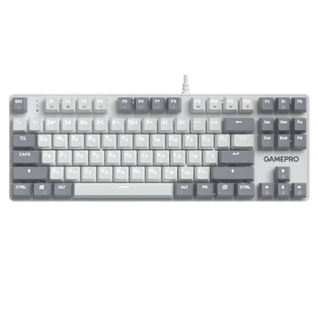Клавиатура GamePro Genesis Metallic MK110W Outemu Red Swithes USB White
