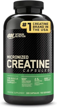 Креатин Optimum Nutrition Creatine Monohydrate Micronized, 300 капсул (креатин моногидрат микронизированный)