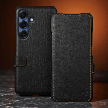 Чехол книжка Stenk Premium для Samsung Galaxy S25 Чёрный (78607)