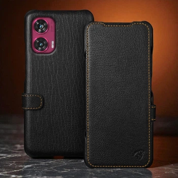 Чехол книжка Stenk Premium для Motorola Edge 50 Fusion Чёрный (77209)