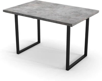 Стол TWIN SANN Boston U 120x80 см Бетон светлый столешница (004010101010308)