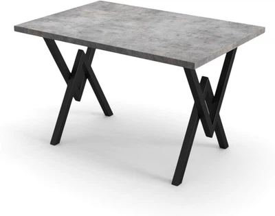 Стол TWIN SANN Boston A 100x80 см Бетон светлый столешница (004010104010208)