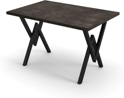 Стол TWIN SANN Boston A 100x80 см Бетон темный столешница (004010104010209)