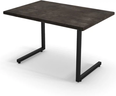 Стол TWIN SANN Boston L 100x80 см Бетон темный столешница (004010102010209)