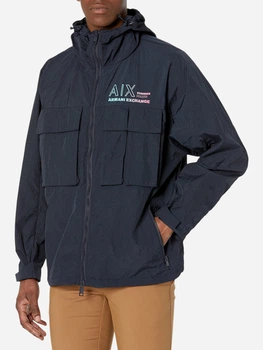 Вітрівка чоловіча Armani Exchange 549491506 2XL Синя (1159853934)