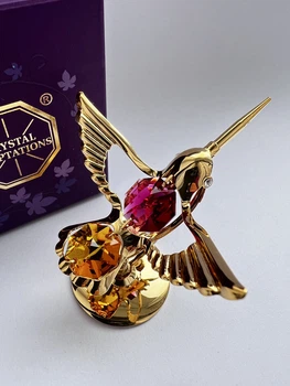 Фигурка с камнями Swarovski Колибри 5,5 см 160276