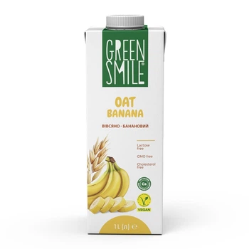 Напиток овсяно-банановый с кальцием 1л Green Smile
