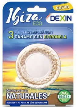 Bransoletka na komary Dexin Ibiza Citronella 3 szt (8436540339744)