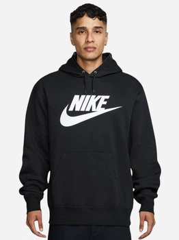 Худі чоловіче Nike M Nk Club Bb Po Gfx Hoodie FN3868-010 L Чорне (0197863277967)