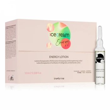 Лосьйон проти випадіння волосся Inebrya Energy Lotion Intensive Effect 12 амп по 10 мл