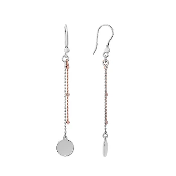 Сережки-петлі срібні без каменів Silver Style (D5005OR0790 RE sku:2300101374481)