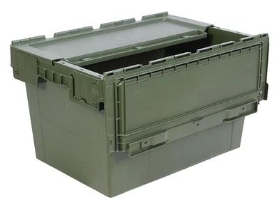 Ящик пластиковый N6433-ALC тип 1 600x400x345 мм Оливковый