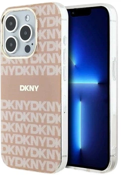 Etui DKNY IML Mono & Stripe MagSafe do Apple iPhone 13 Pro Max Pink (3666339267629)