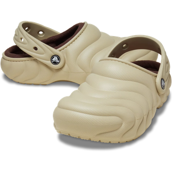 Сабо з хутром Crocs Classic Lined Overpuff Clog 42 Бежевий 210059