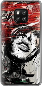 Чохол на Huawei Mate 20 Pro Обличчя дівчини "1162t-1567-70447"