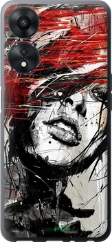 Чехол на Oppo A78 5G Лицо девушки "1162u-3169-70447"