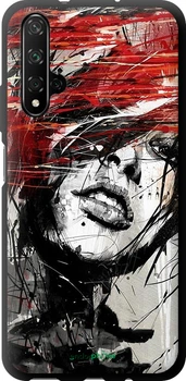 Чехол на Huawei Nova 5T Лицо девушки "1162b-1833-70447"