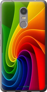 Чехол на Lenovo K6 Note Радужный вихрь "747t-453-70447"