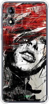 Чохол на Motorola Moto E13 Обличчя дівчини "1162sp-3053-70447"