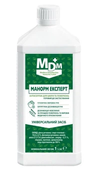 Антисептик универсальное средство дезинфекционное Манорм Эксперт MDM 1 л