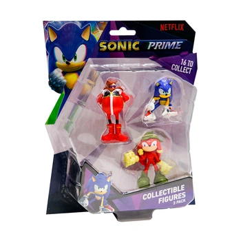 Набор игровых фигурок Sonic Prime – Соник, Накз, Доктор Эгман