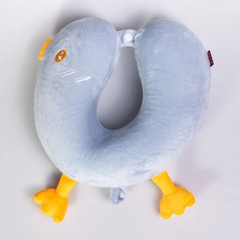 Подушка для шеи Duck U-образная, голубой HP-56-4BL