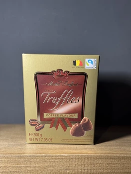 Конфеты классические трюфели Maitre Truffout Truffles Coffee Flavour с ароматом кофе, 200г (Бельгия)