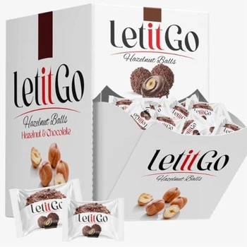 Цукерки шоколадні Let It Go Huzelnut&Chocolate - 500 g